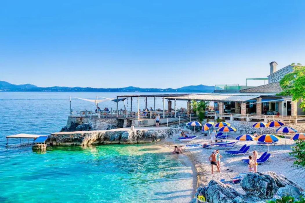 Nissaki Sea View Apartments Niszáki Kültér fotó