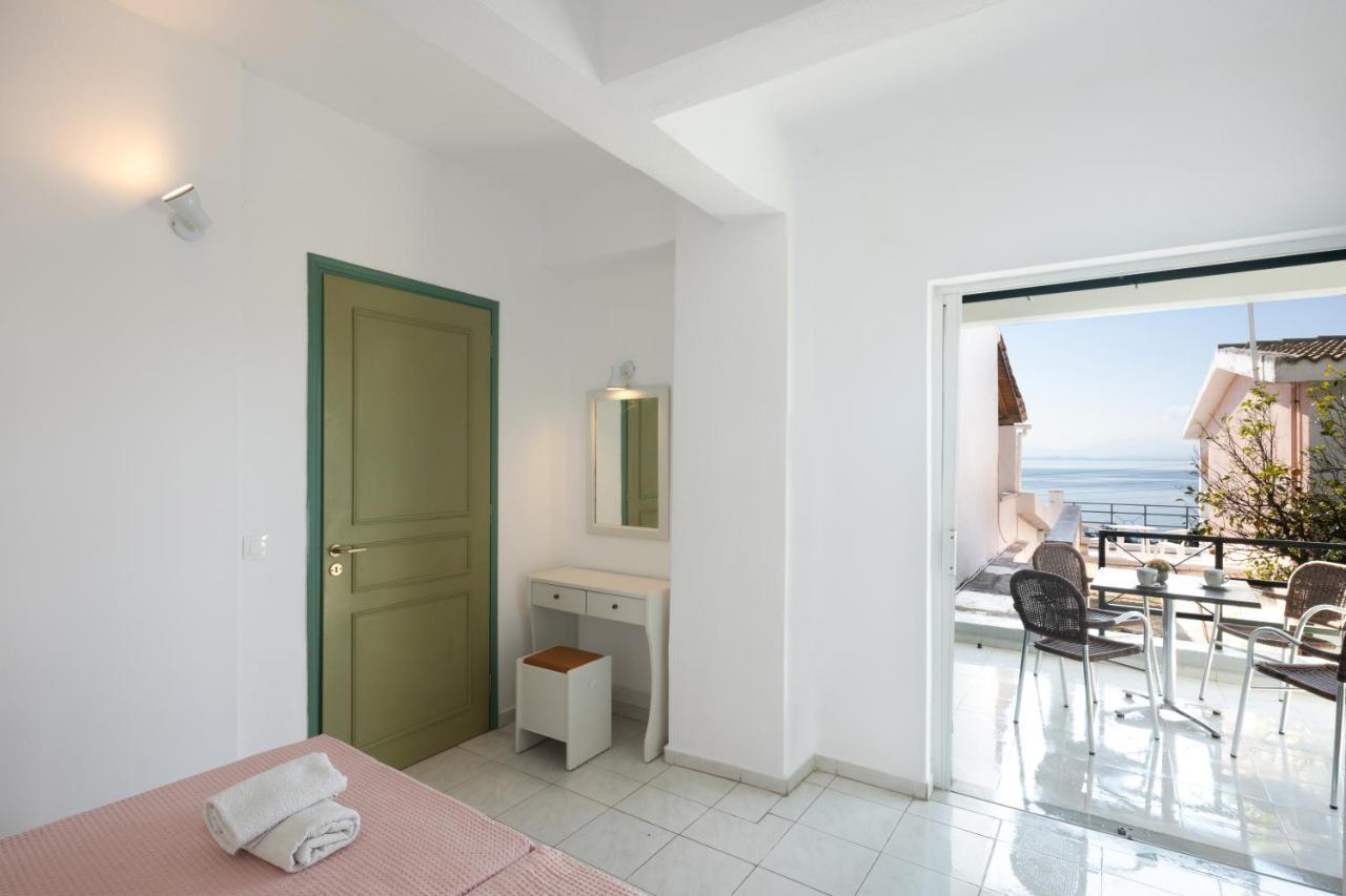 Nissaki Sea View Apartments Niszáki Kültér fotó