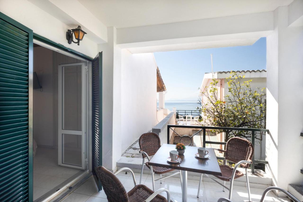 Nissaki Sea View Apartments Niszáki Kültér fotó